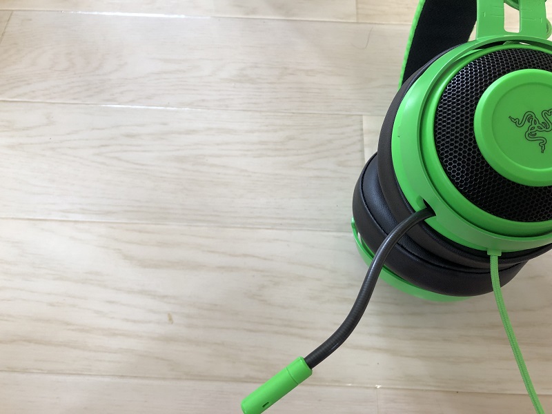 RAZER KRAKEN PRO V2曲げたとき