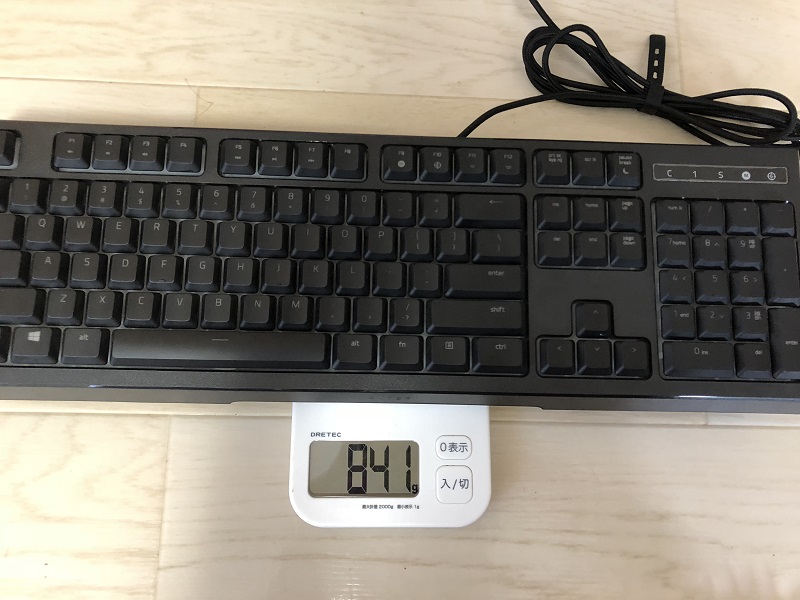 RAZER ORNATA CHROMA 重さ