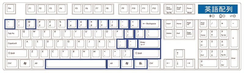 日本語配列と英語配列のキーボードの違いとは？配列の仕様と各配列おすすめのキーボード | ますげーまー
