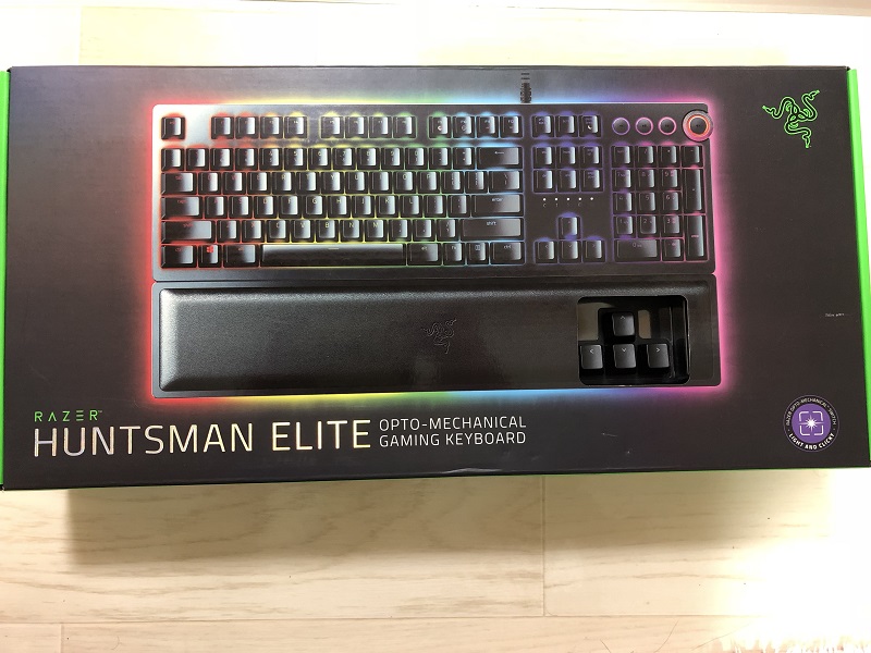 RAZER HUNTSMAN ELITEの外箱